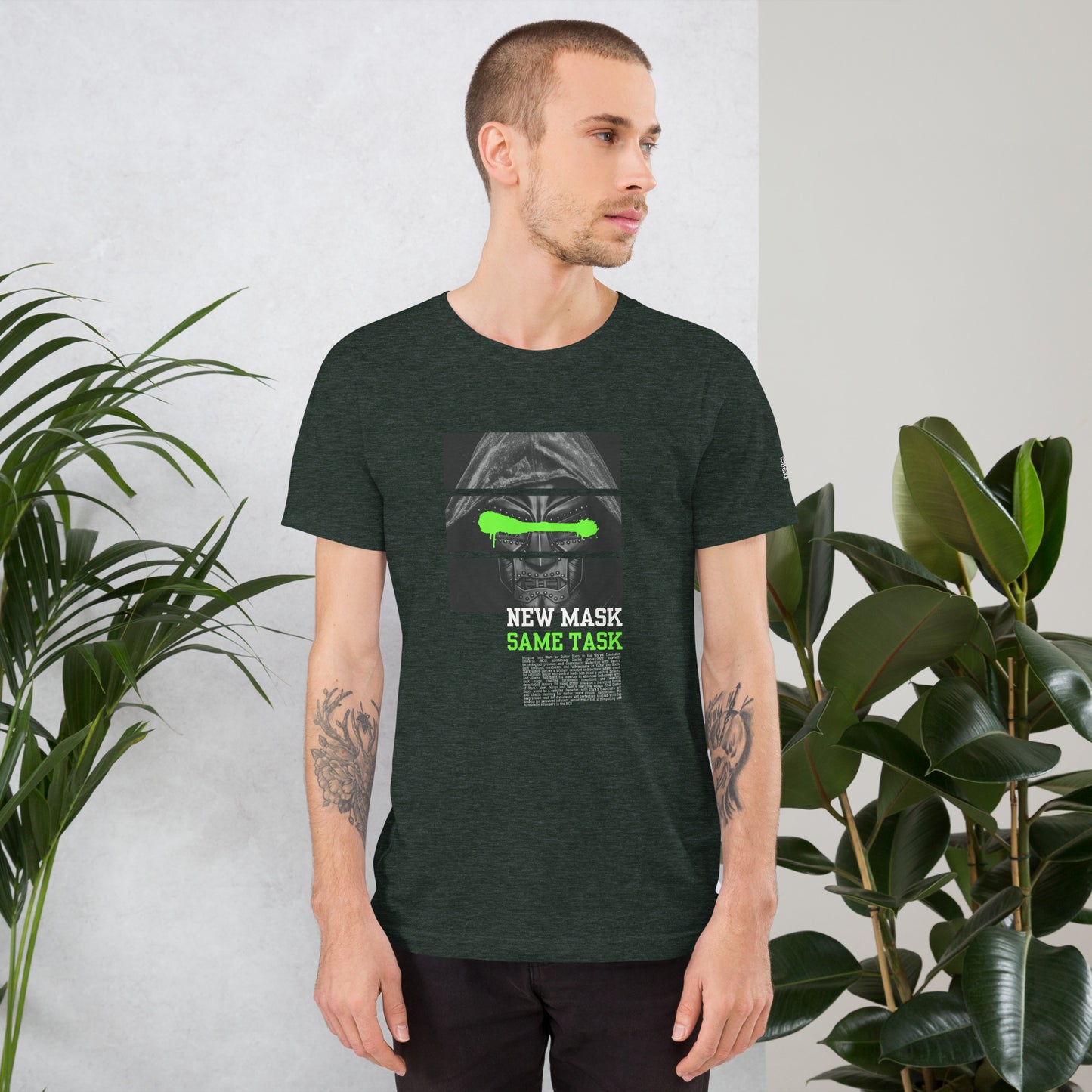 Dr Doom "New Mask Same Task" Unisex t-shirt