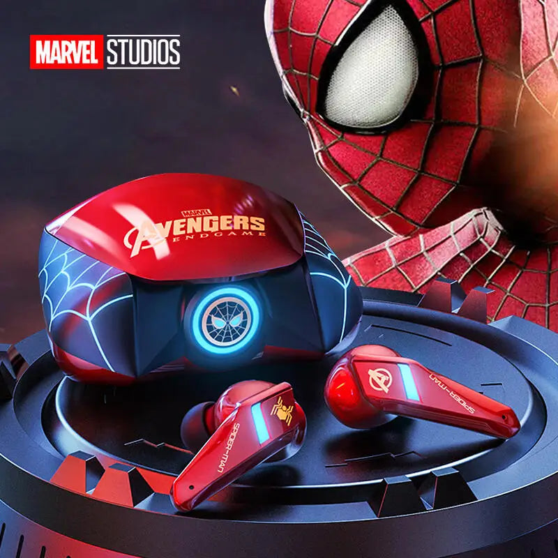 Disney Original Wireless Bluetooth Earbuds BTMV15 Noise Reduction Sports Gaming Waterproof Earphones Low Latency for Marvel