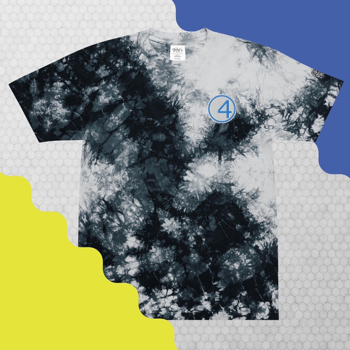 Fantastic 4 Oversized tie-dye t-shirt