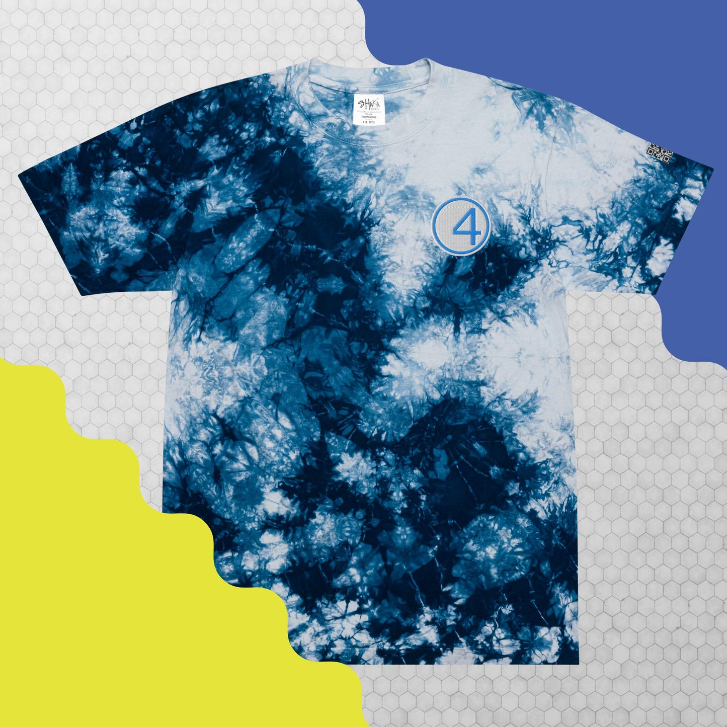 Fantastic 4 Oversized tie-dye t-shirt