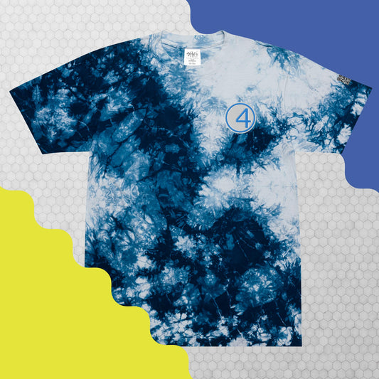 Fantastic 4 Oversized tie-dye t-shirt