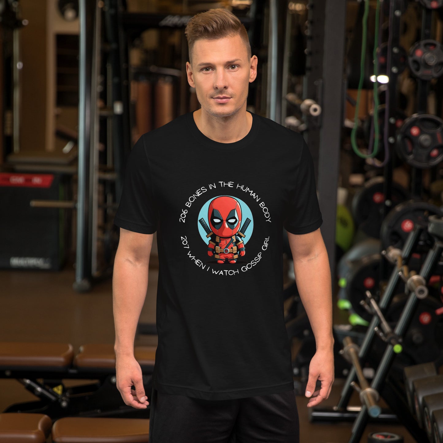 Deadpool "206 Bones" Unisex t-shirt