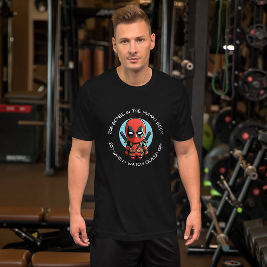 Deadpool "206 Bones" Unisex t-shirt