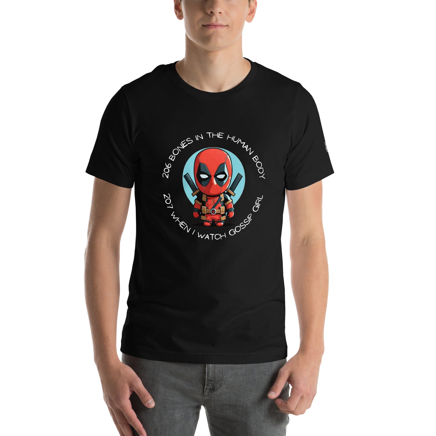 Deadpool "206 Bones" Unisex t-shirt