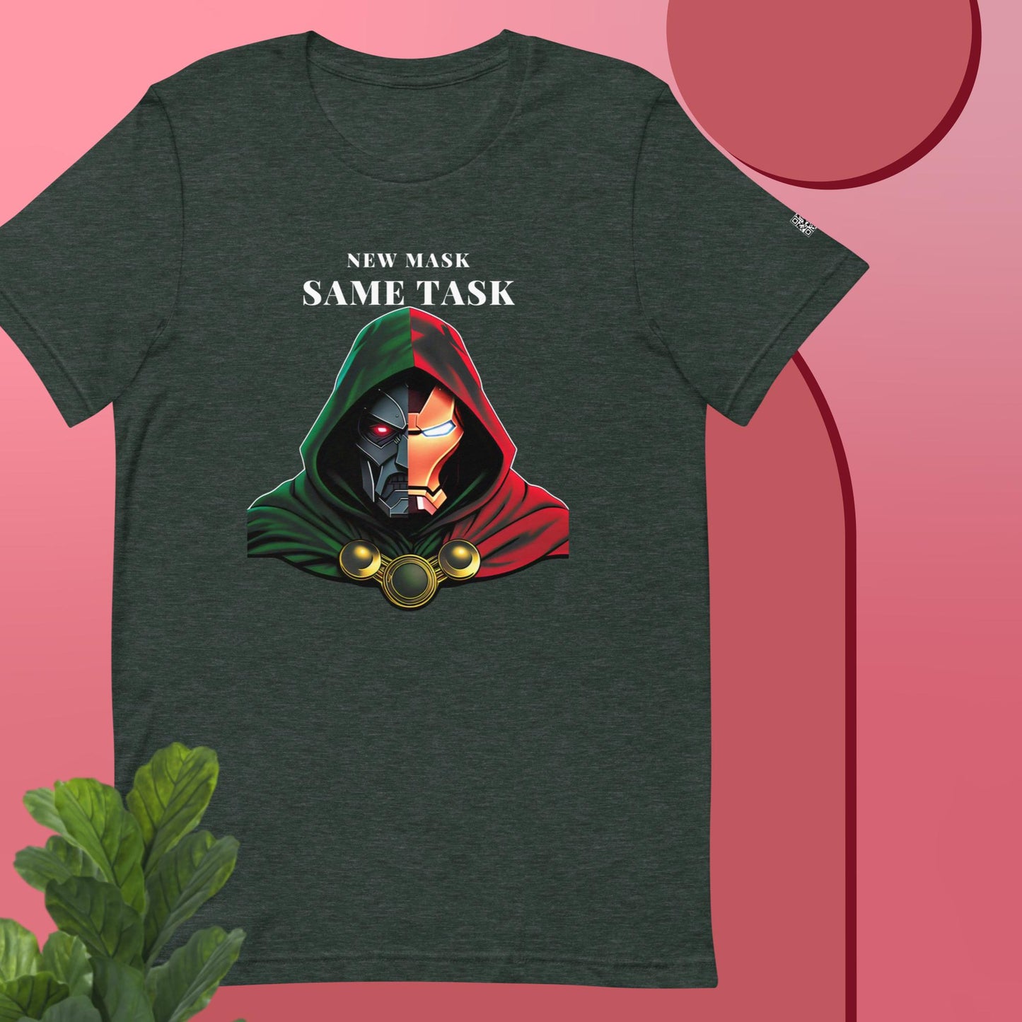 Iron Man Dr Doom "New Mask Same Task" Unisex t-shirt