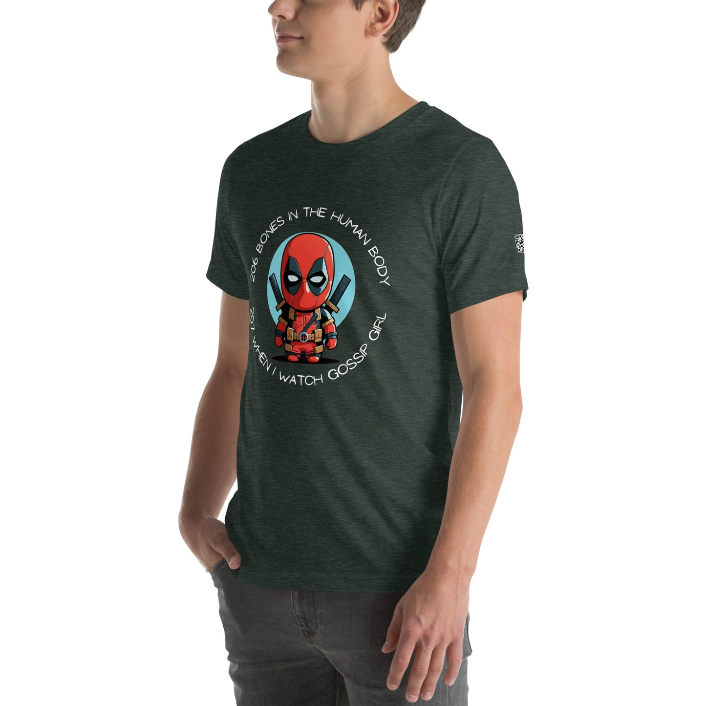 Deadpool "206 Bones" Unisex t-shirt
