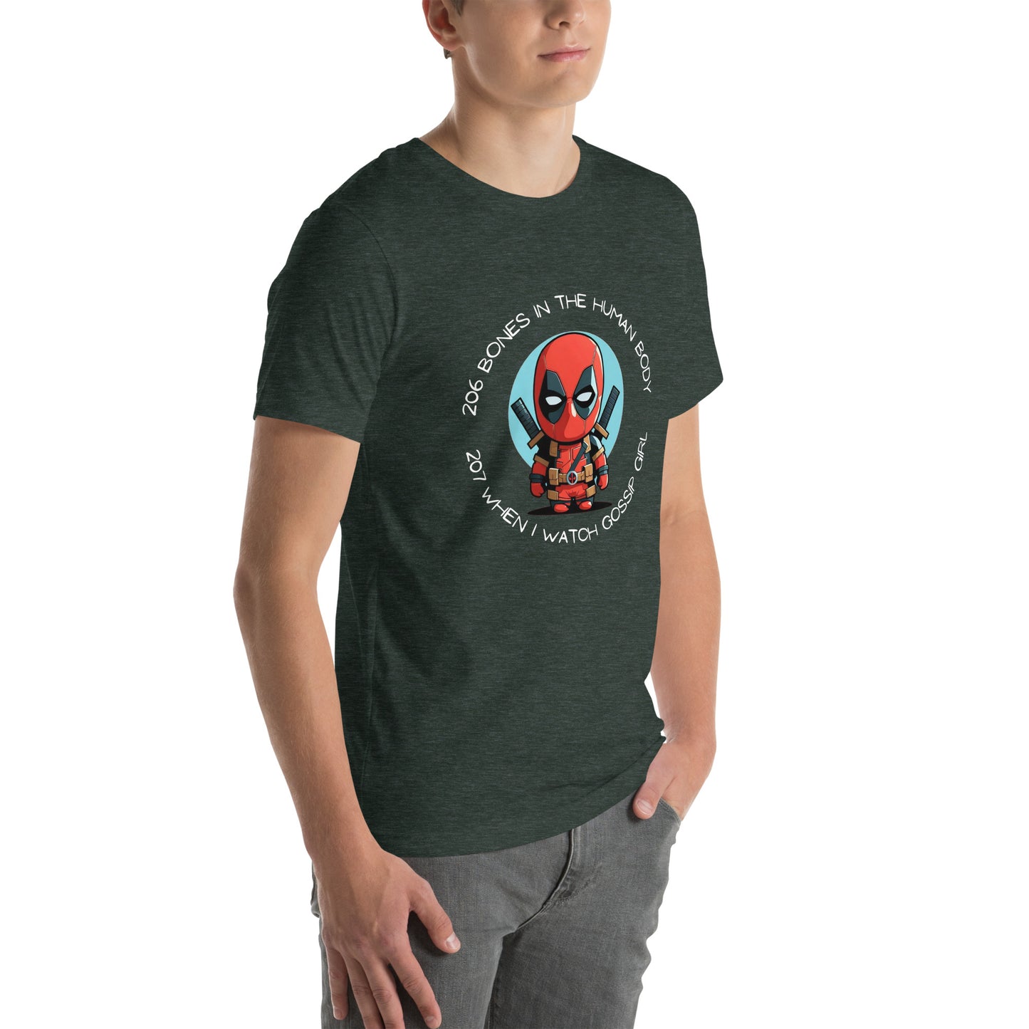 Deadpool "206 Bones" Unisex t-shirt