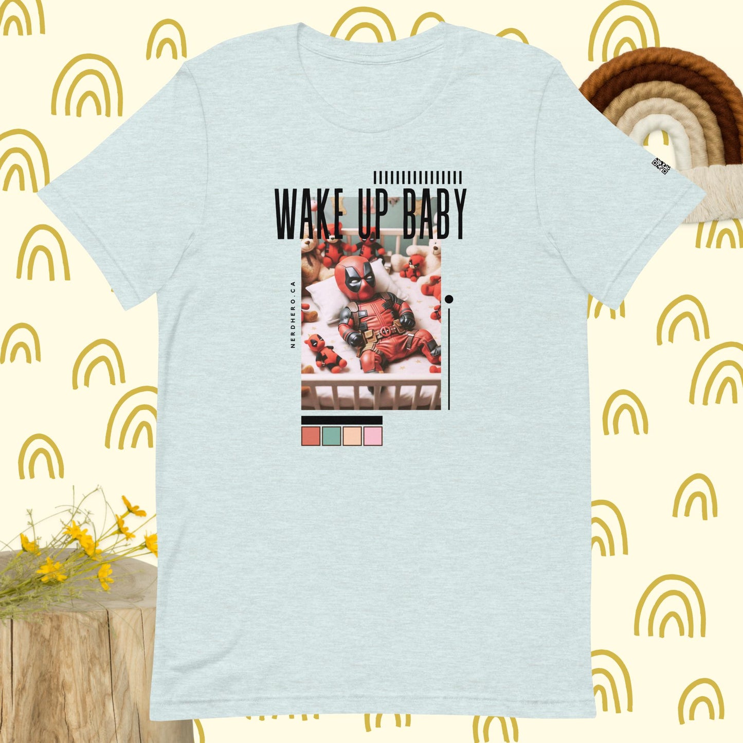 Baby Deadpool " Dont Wake up the Baby" Unisex t-shirt