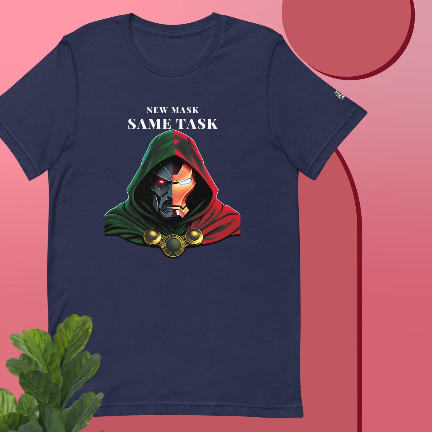 Iron Man Dr Doom "New Mask Same Task" Unisex t-shirt
