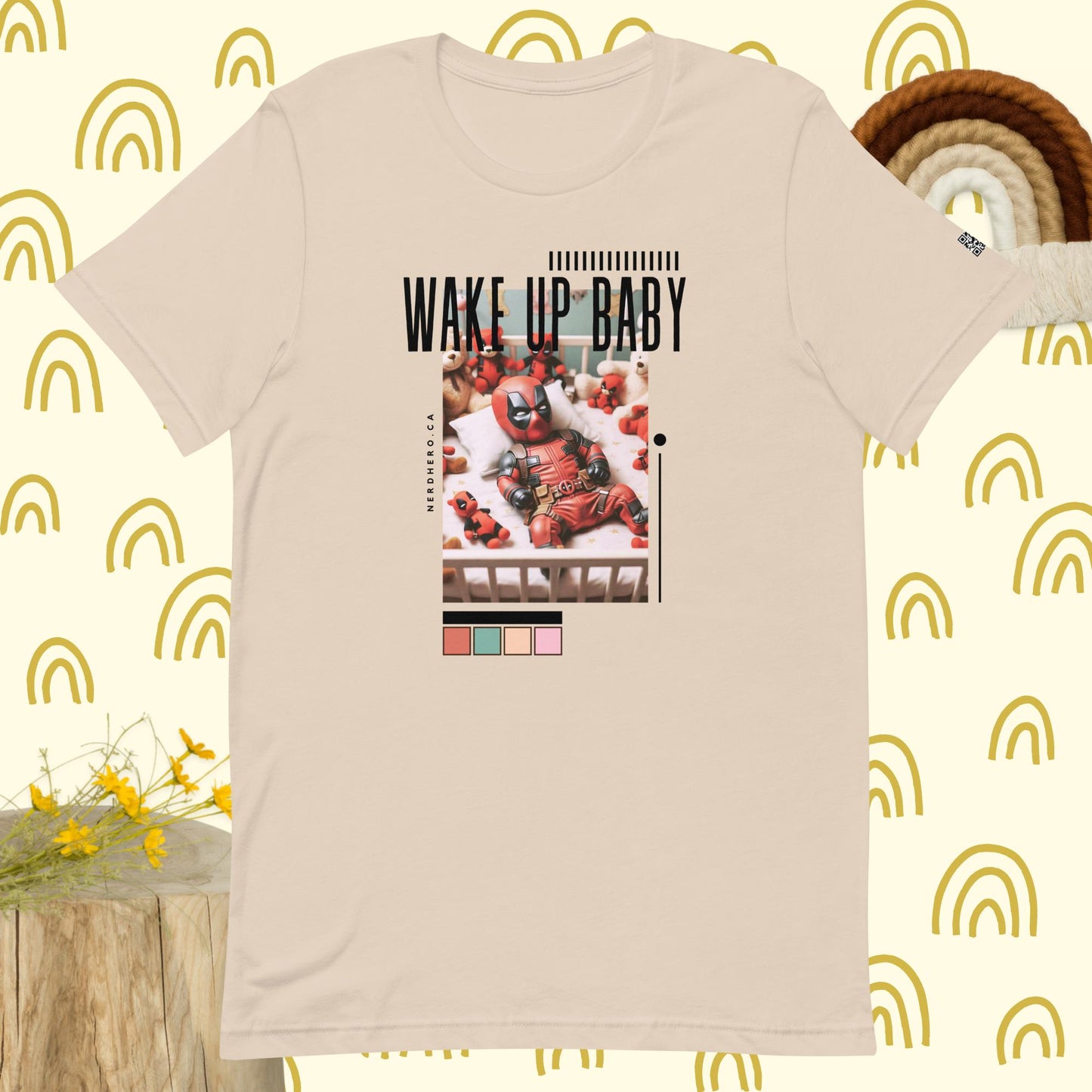 Baby Deadpool " Dont Wake up the Baby" Unisex t-shirt