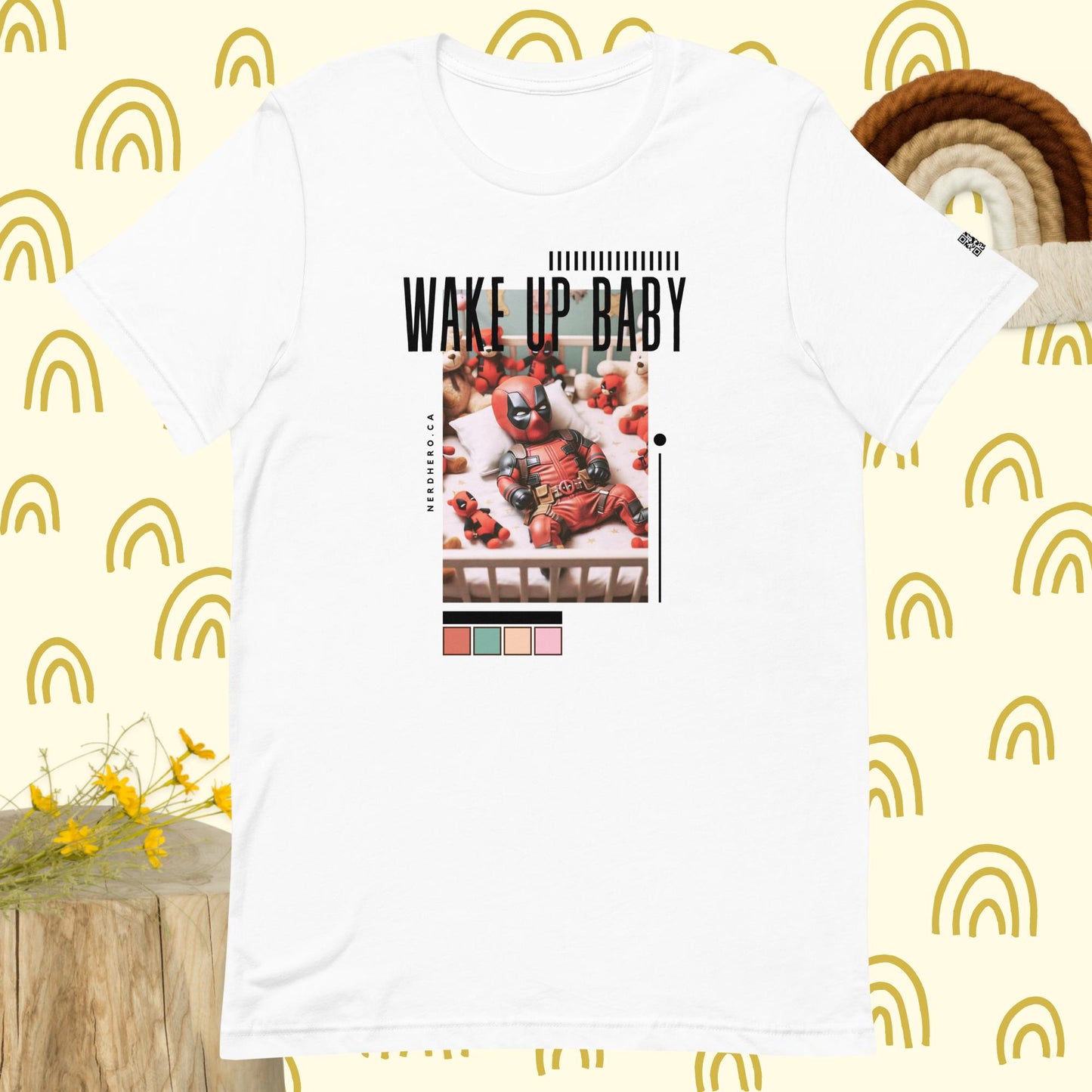 Baby Deadpool " Dont Wake up the Baby" Unisex t-shirt